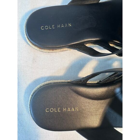 Cole Haan Women's sz 6 Florens Cross Strap Espadrille Slide Sandals - Picture 5 of 8